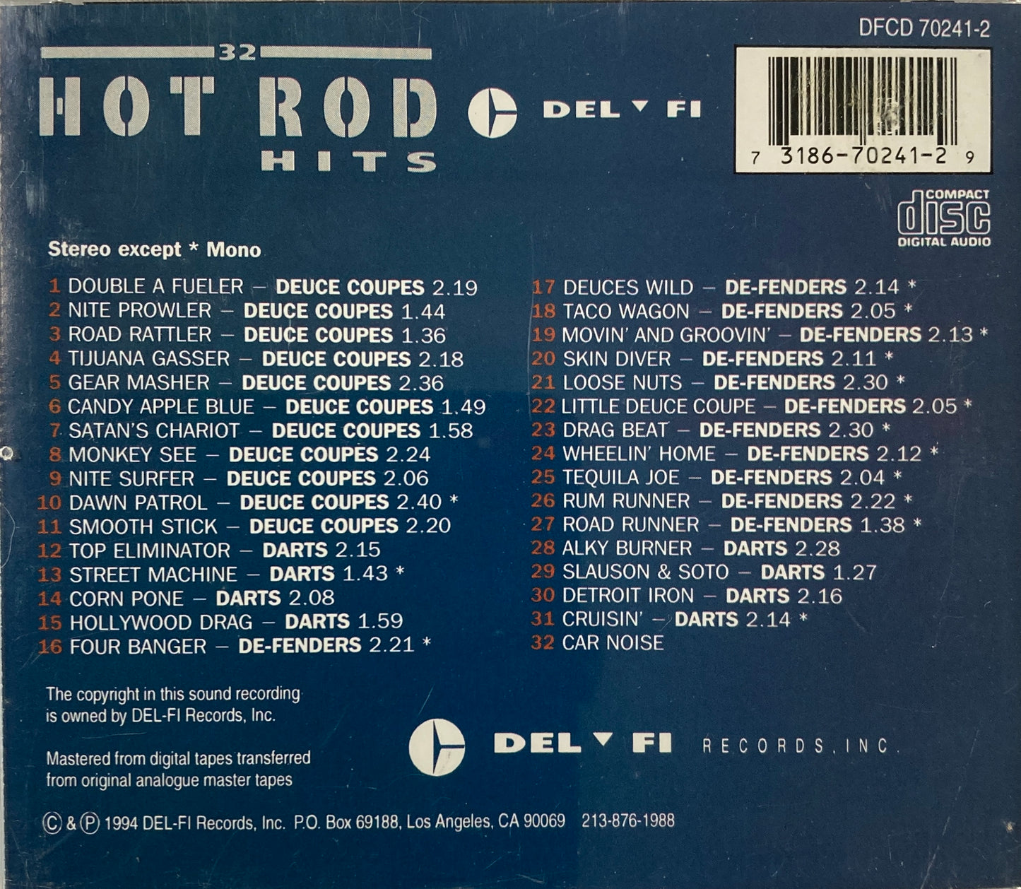 CD - VA - Hot Rod Hits