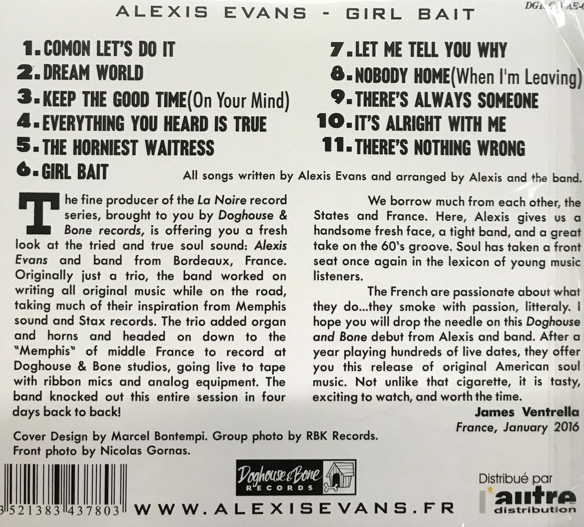 CD - Alexis Evans - Girl Bait