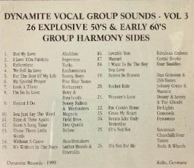 CD - VA - Dynamite Group Sounds - Vol. 3