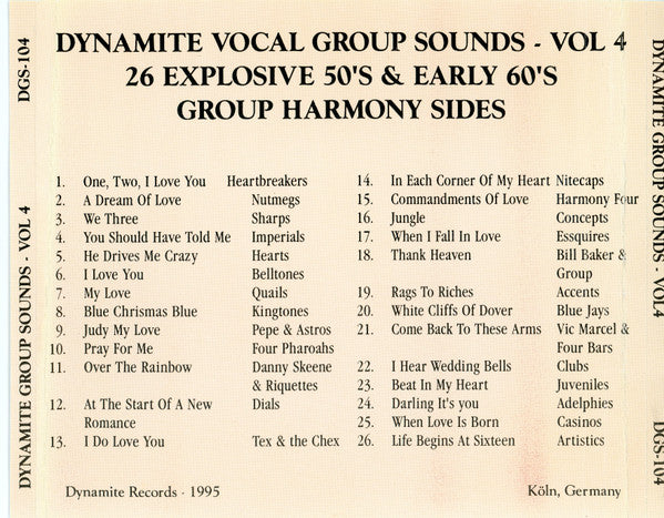 CD - VA - Dynamite Group Sounds - Vol. 4