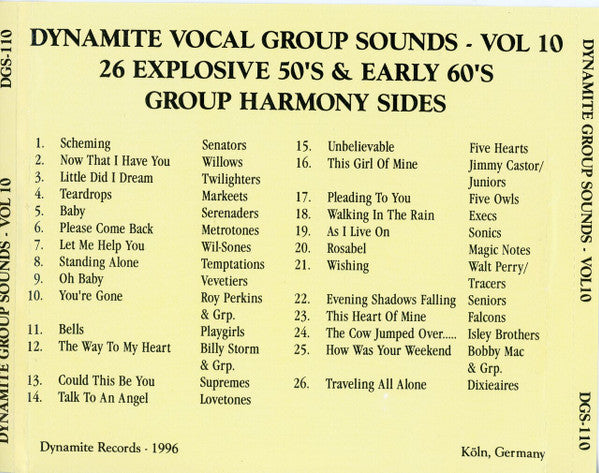 CD - VA - Dynamite Group Sounds - Vol. 10