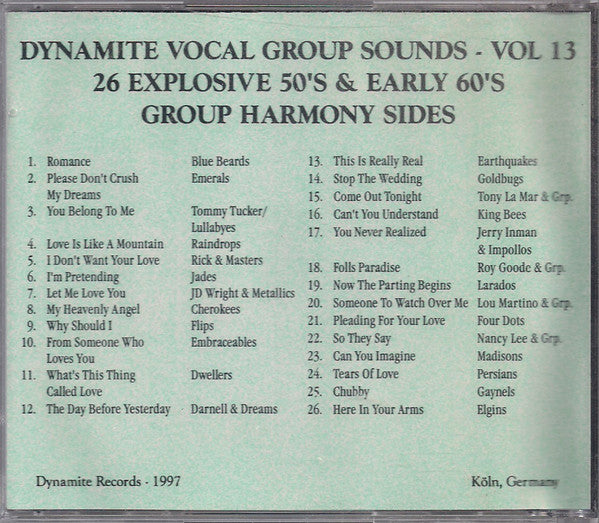 CD - VA - Dynamite Group Sounds - Vol. 13