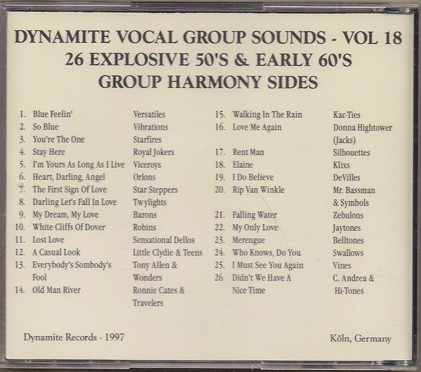 CD - VA - Dynamite Group Sounds - Vol. 18