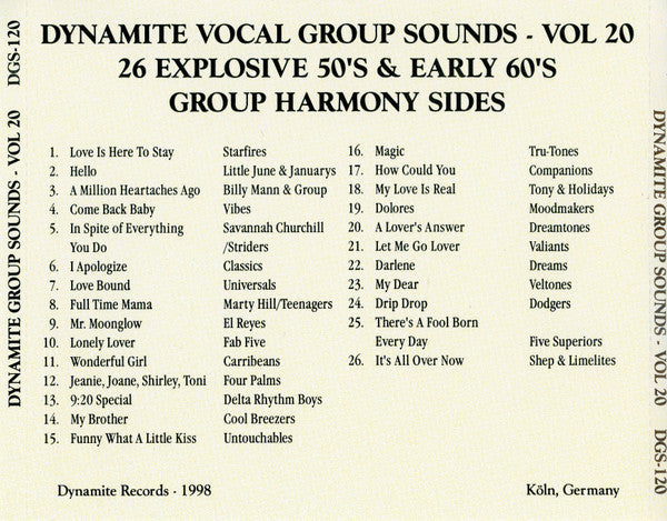 CD - VA - Dynamite Group Sounds - Vol. 20