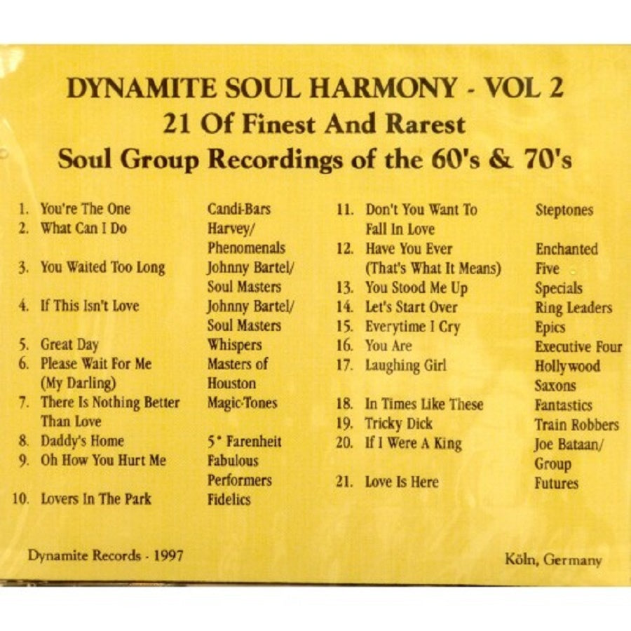 CD - VA - Dynamite Soul Harmony - Vol. 2