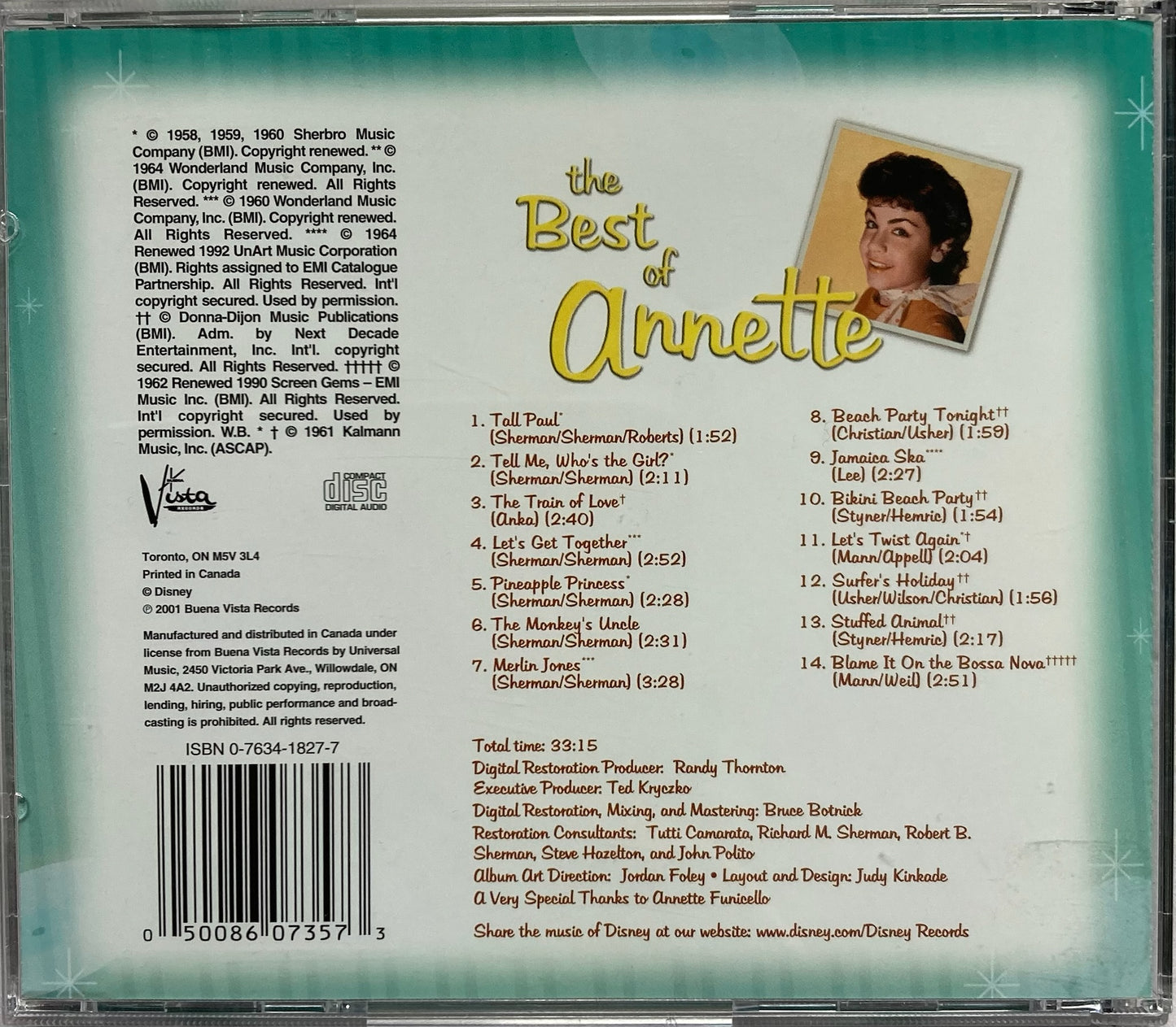 CD - Annette - The Best Of Annette The Millennium Collection