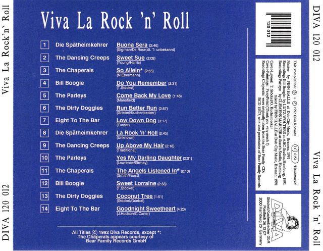 CD - VA - Viva La Rock And Roll Vol. 1