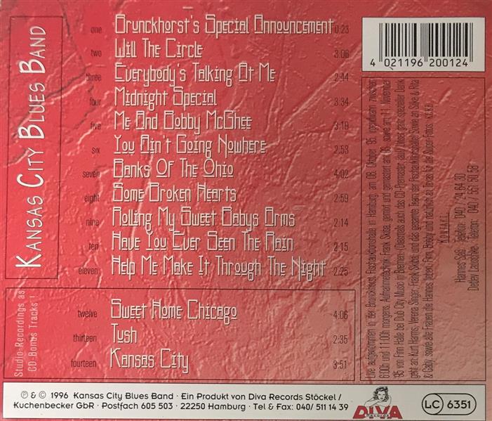 CD - Kansas City Blues Band - Acoustic Morning