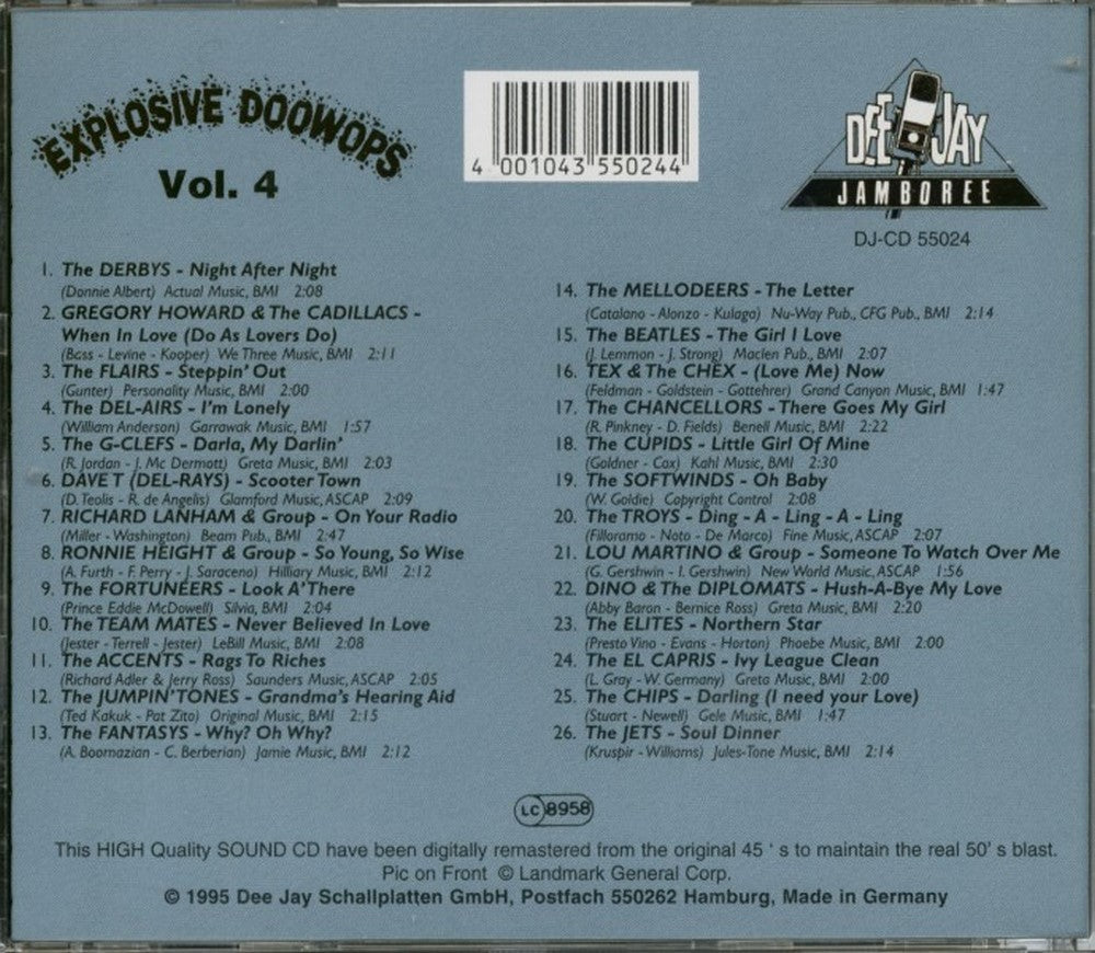 CD - VA - Explosive Doowops Vol. 4