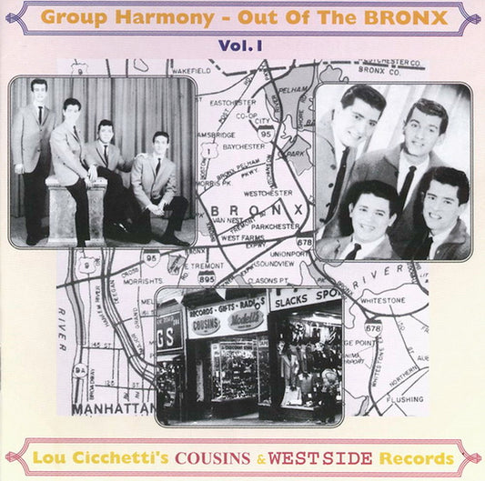 CD - VA - Out of the Bronx - Doo-Wop from Cousin Records Vol. 1