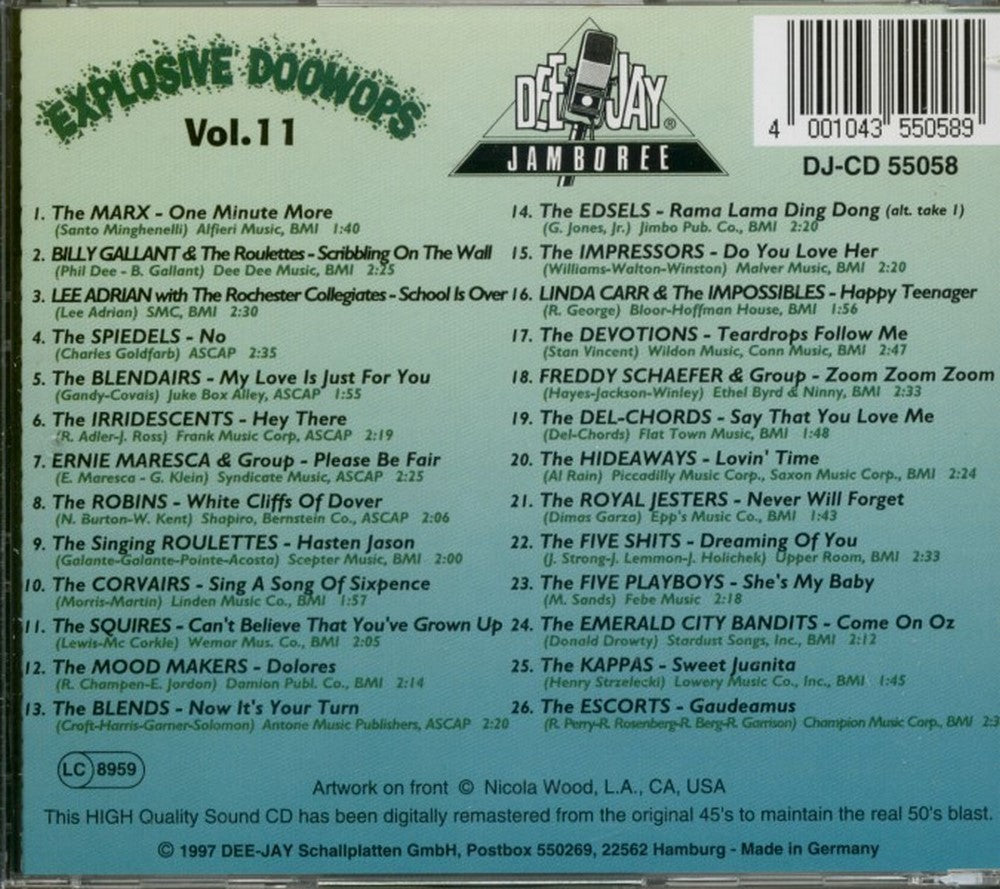 CD - VA - Explosive Doowops Vol. 11