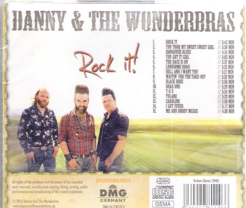 CD - Danny And The Wonderbras - Rock It!