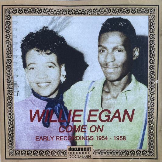 CD - Willie Egan - Come On 1954-1958