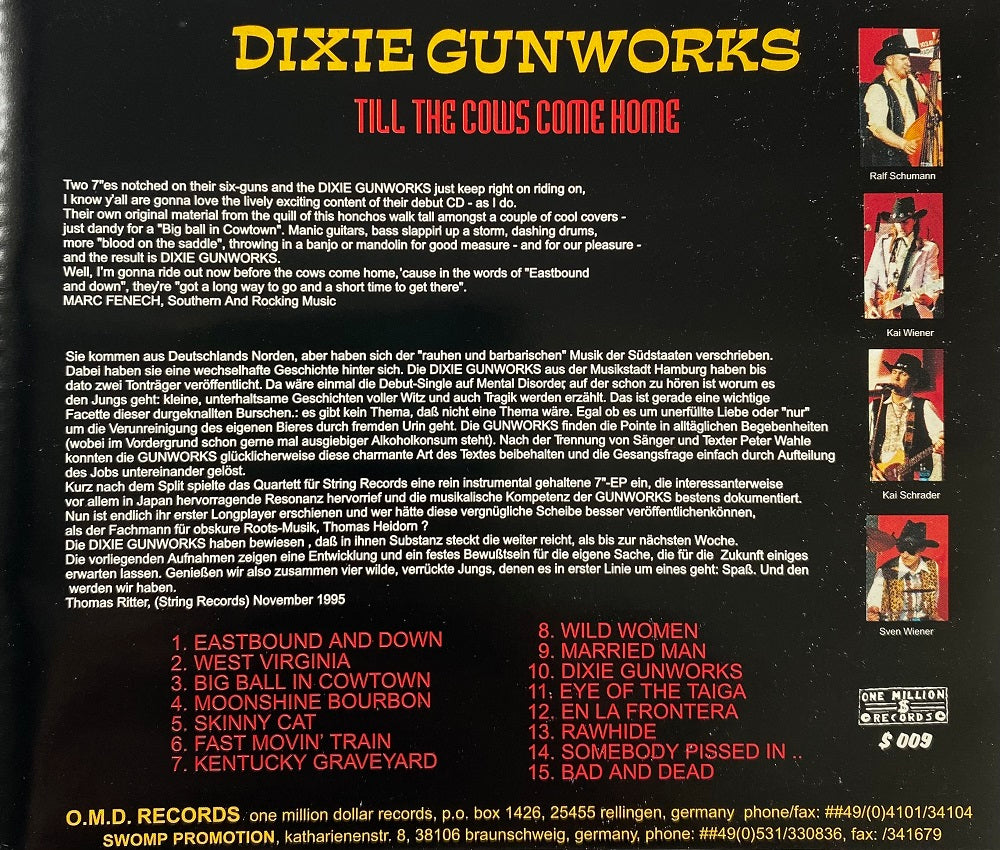 CD - Dixie Gunworks - Till The Cows Come Home