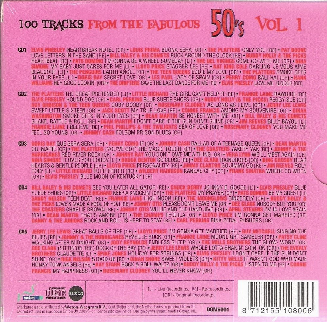 CD-5 - VA - 100 Tracks From The Fabulous 50's - Vol. 1