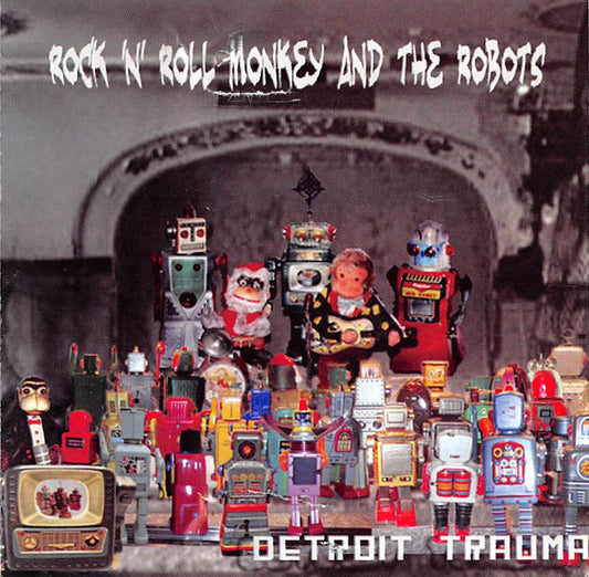 CD - Rock'n'Roll Monkey & The Robots - Detroit Trauma