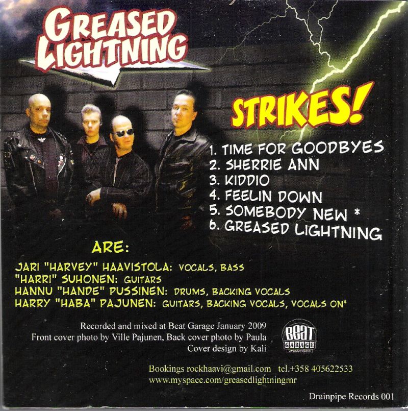 CD-EP - Greased Lightning - Strikes!