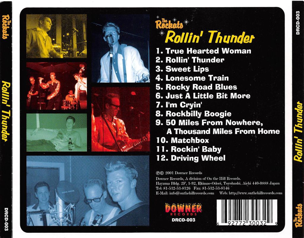 CD - Rockats - Rollin' Thunder