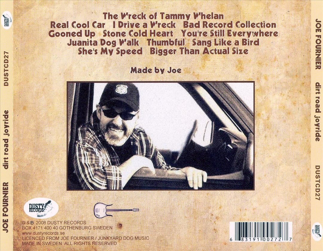 CD - Joe Fournier - Dirty Road Joyride