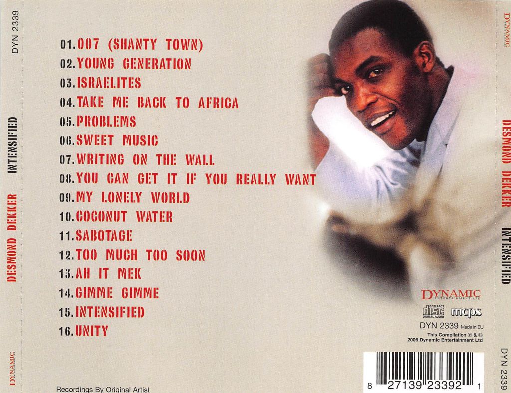 CD - Desmond Dekker - Intensified