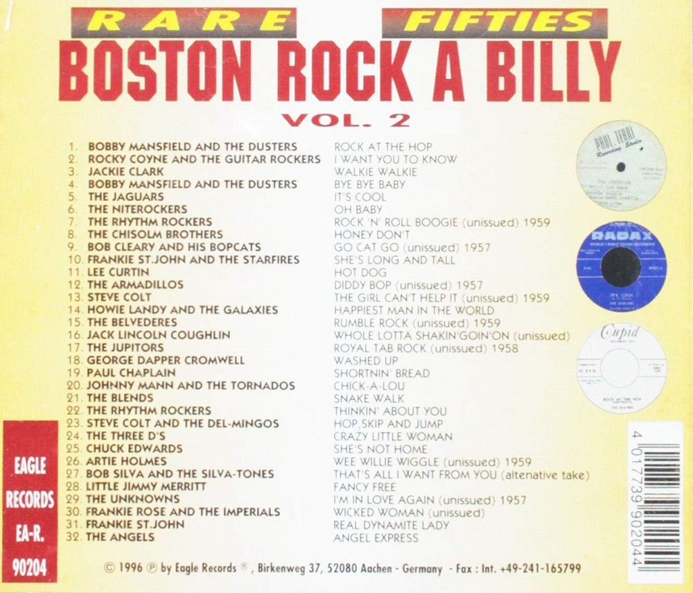 CD - VA - Rare Fifties Boston Rockabilly Vol. 2