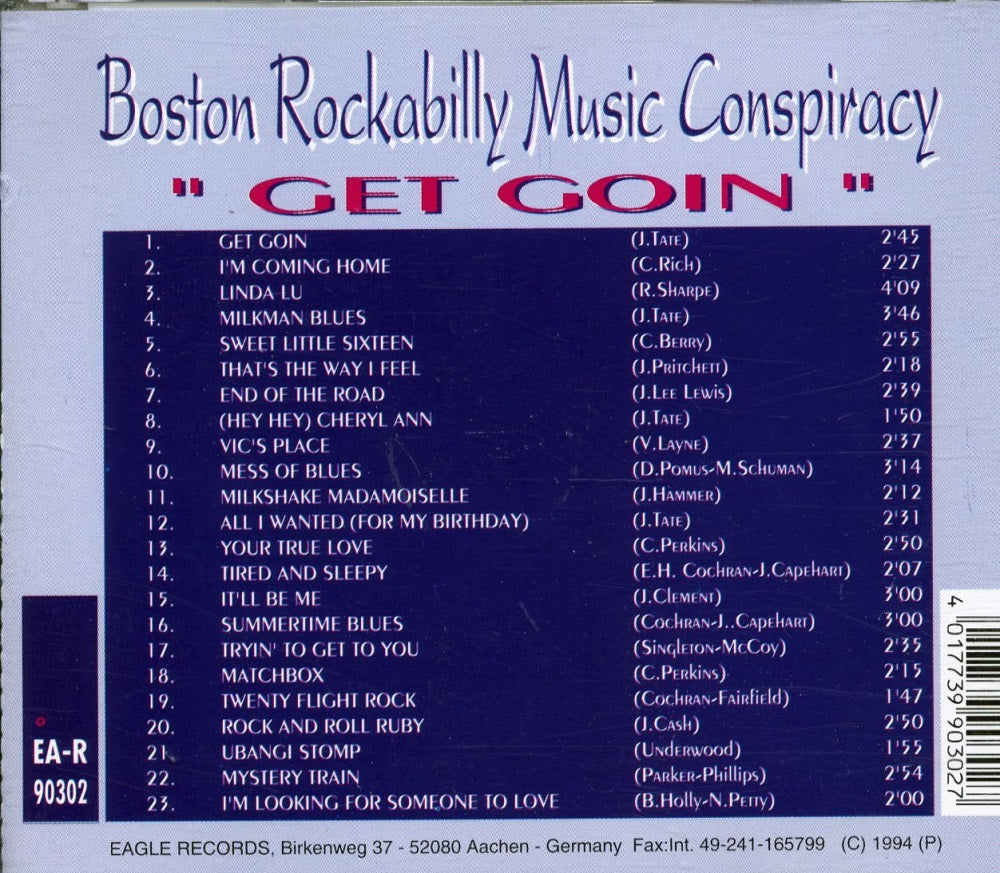 CD - Boston Rockabilly Music Consiracy - Get Goin