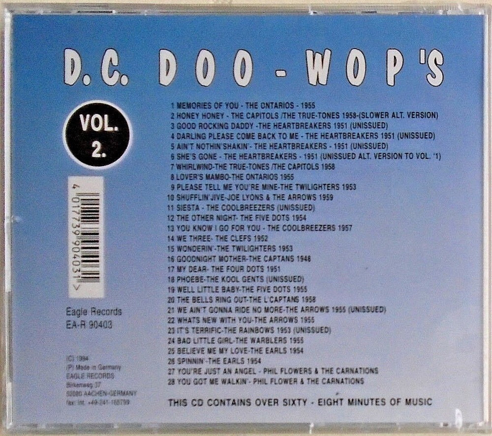 CD - VA - D. C. Doo Wops Vol. 2