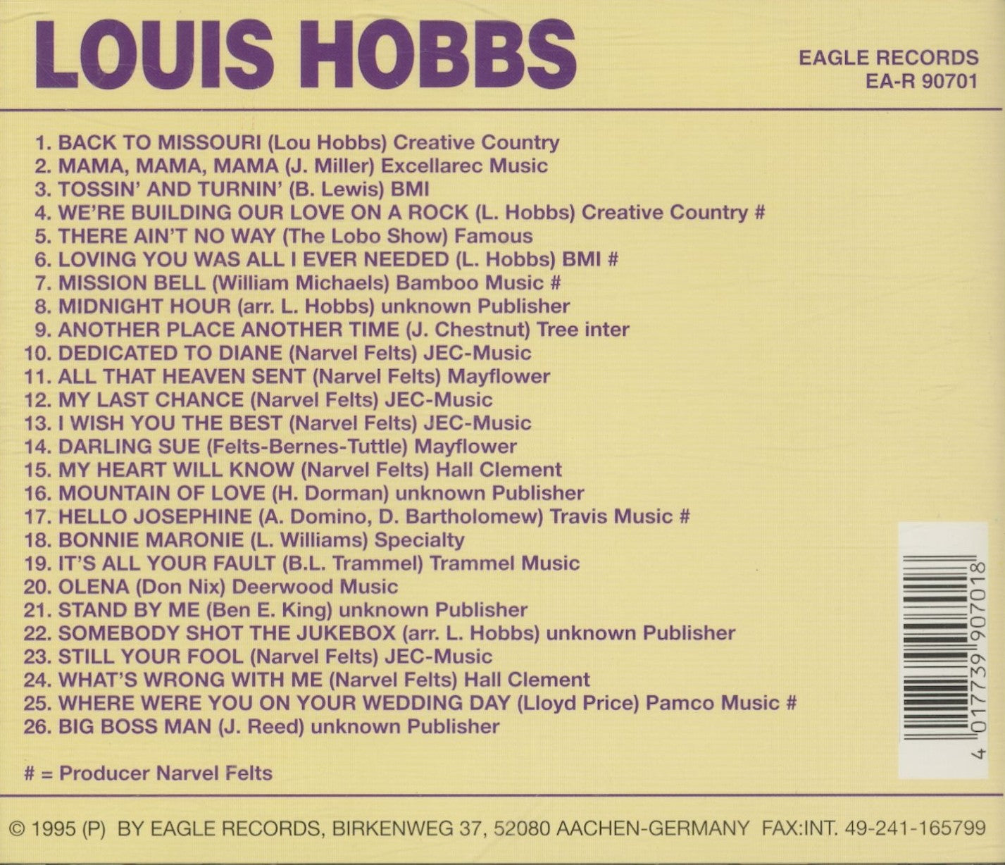 CD - Louis Hobbs - Buddy-Buddy