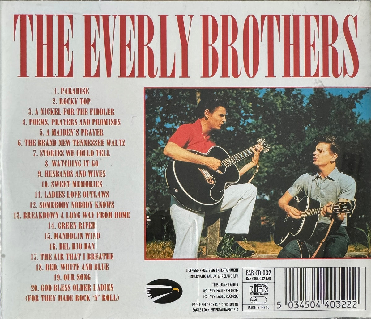 CD - Everly Brothers - The Masters