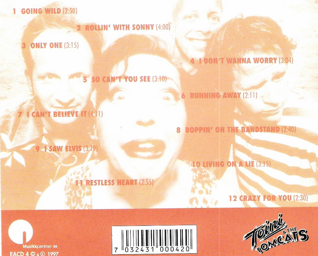 CD - Toini & The Tomcats - Going Wild