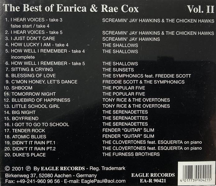 CD - VA - The Best Of Enrica & Rae Cox Vol. 2