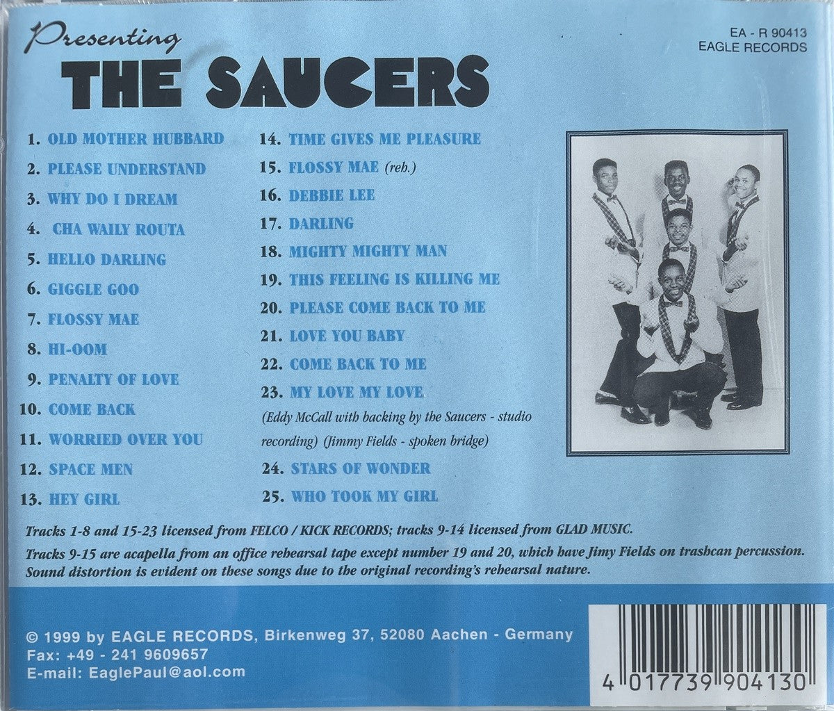 CD - Saucers - Presenting The Saucers