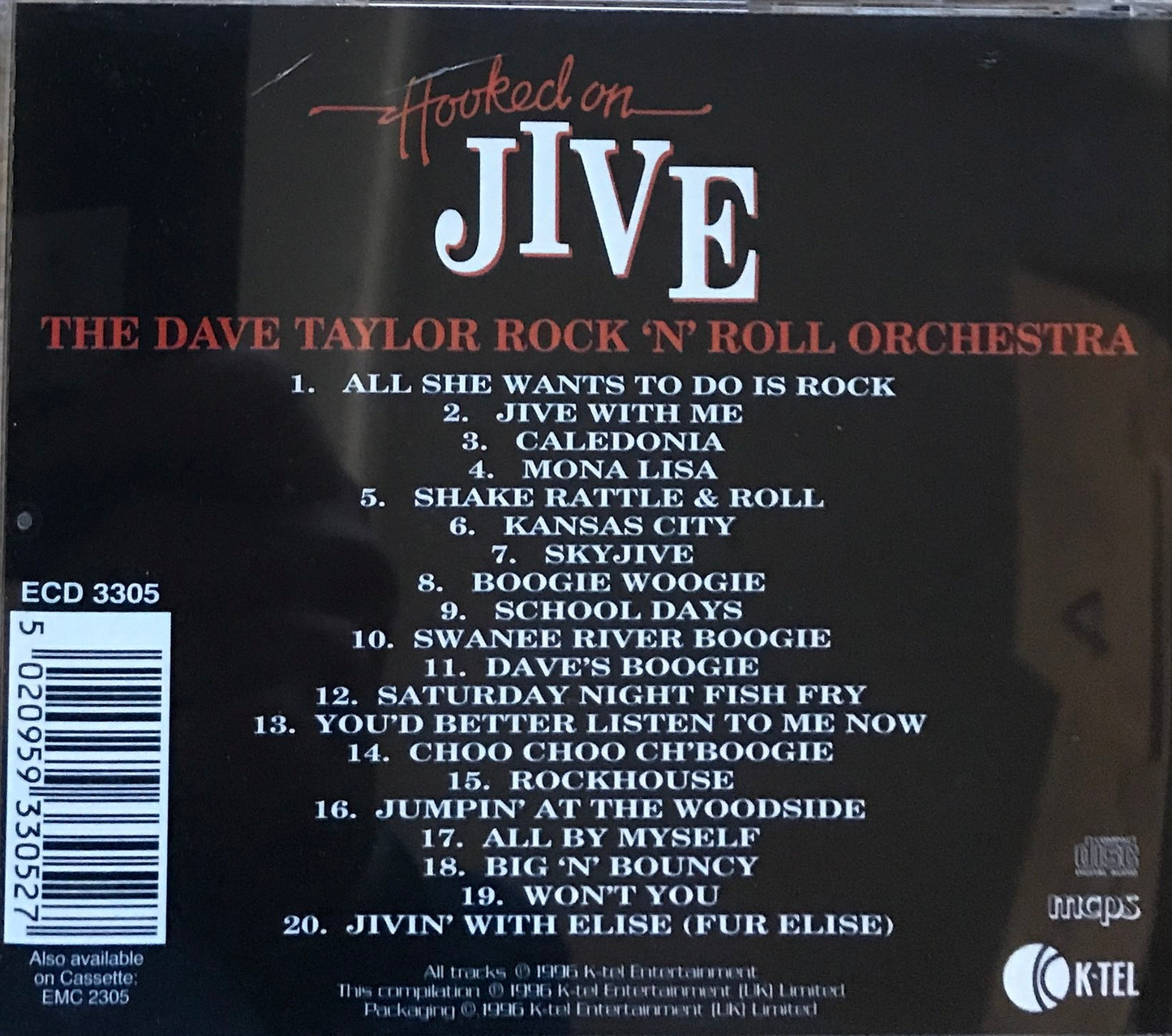 CD - Dave Taylor & His R'n'R Orchestra - Hooked On Jive