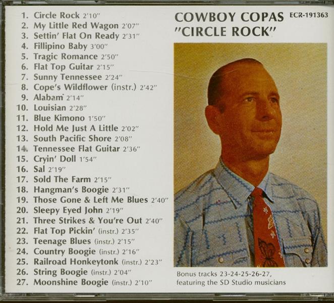 CD - Cowboy Copas - Circle Rock