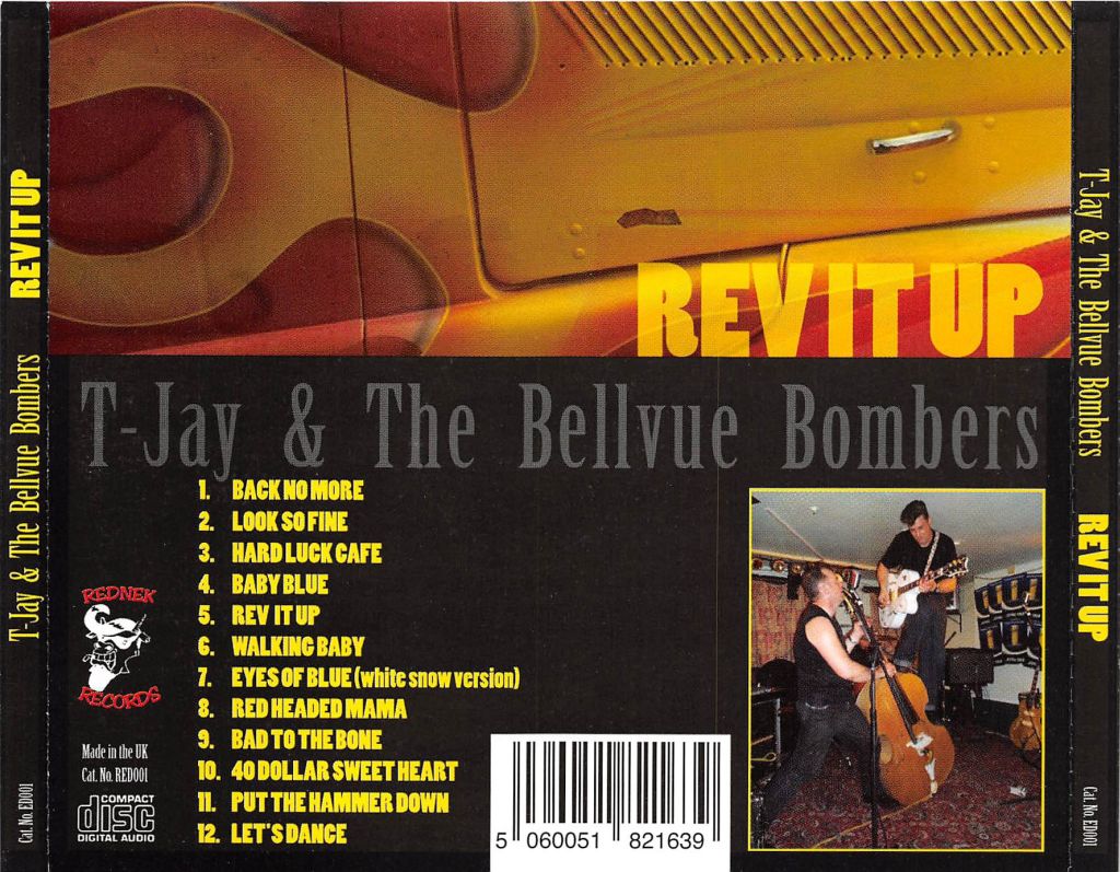 CD - T-Jay And The Bellvue Bombers - Rev It Up