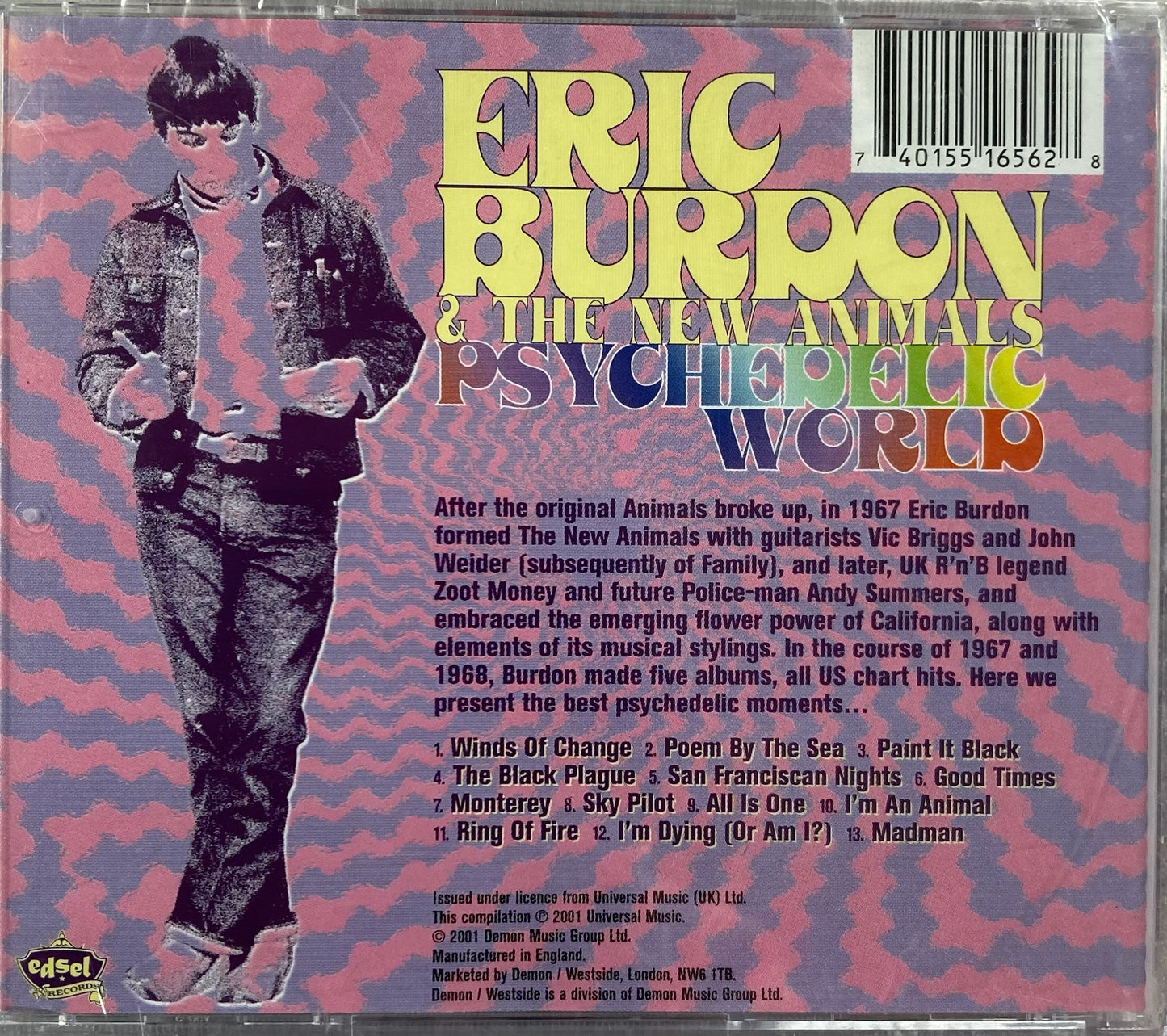 CD - Eric Burdon - Psychedelic World