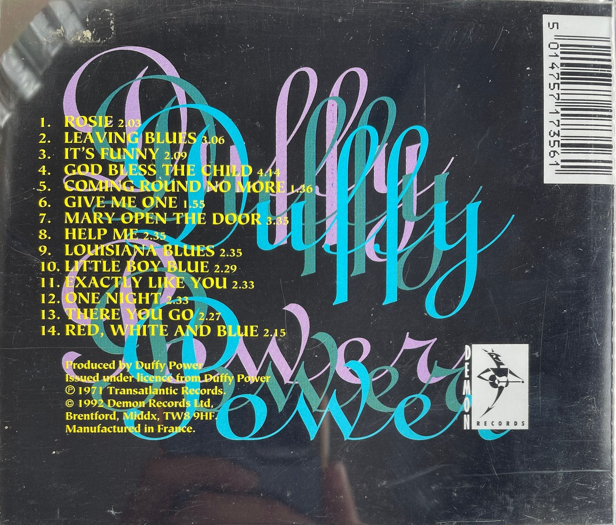 CD - Duffy Power - Little Boy Blue