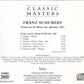 CD - Franz Schubert - Classic Masters - Octeto em Fa Maior