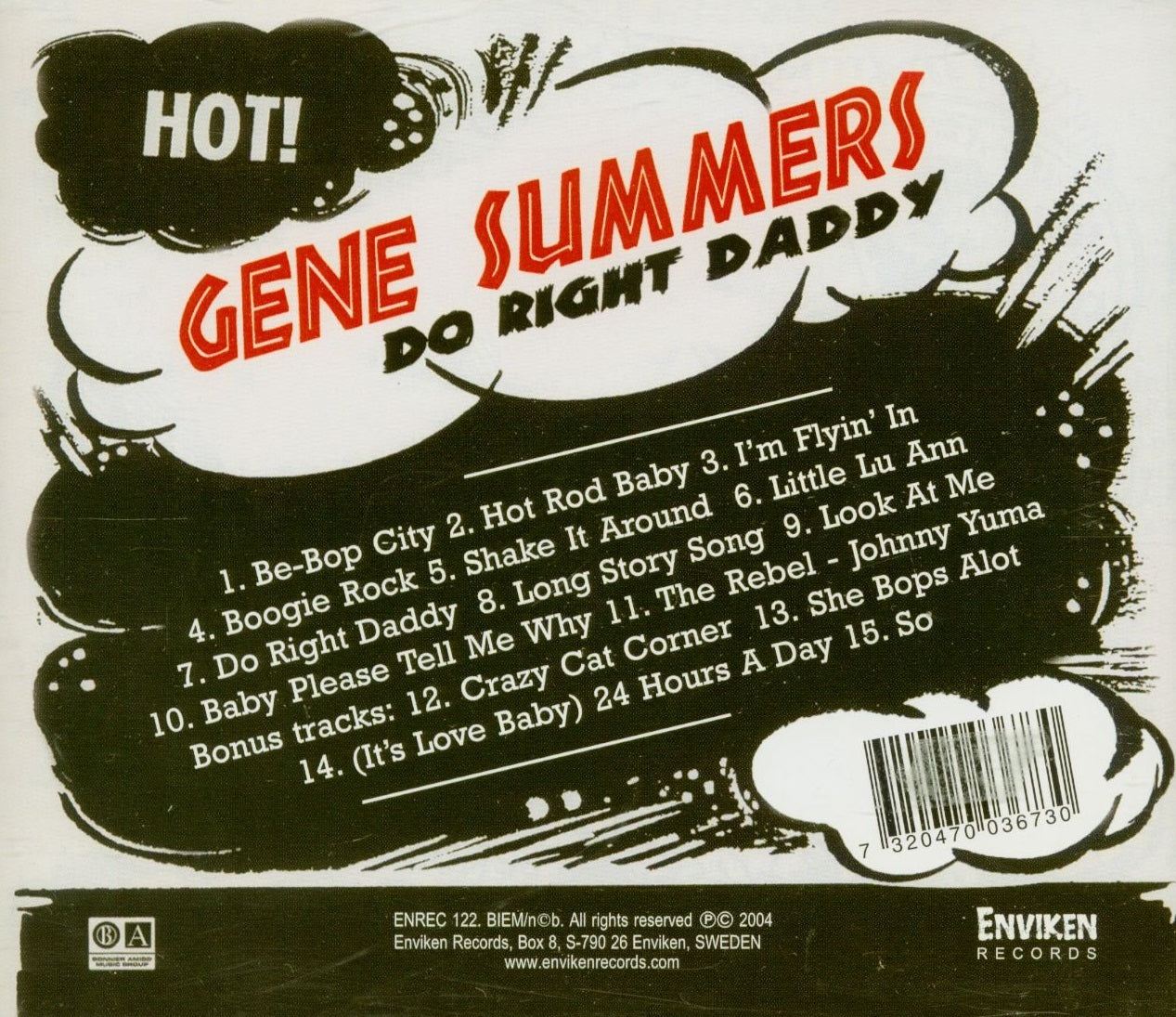 CD - Gene Summers - Do Right Daddy