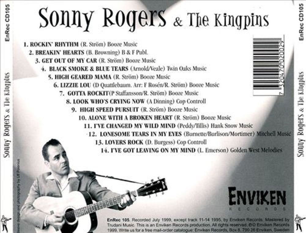 CD - Sonny Rogers - And The Kingpins