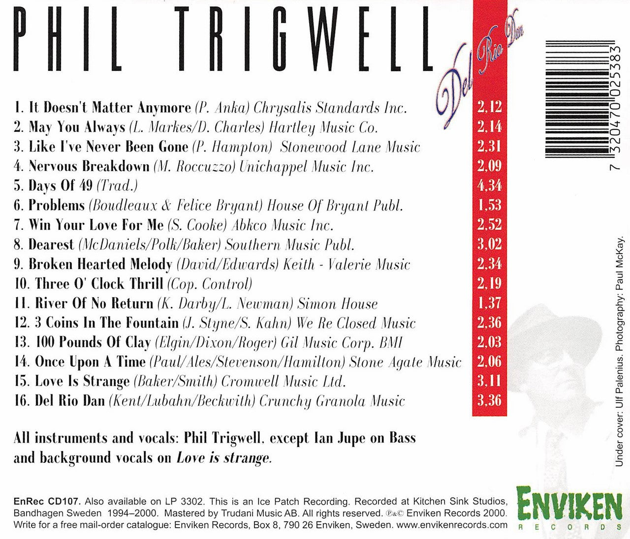 CD - Phil Trigwell - Del Rio Dan