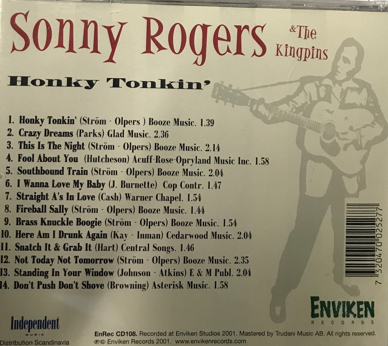 CD - Sonny Rogers - Honky Tonkin'