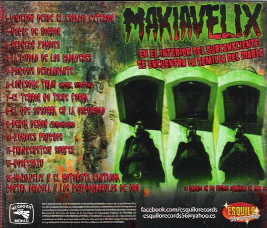 CD - Makiavelix - En El Interior Del Subconsciente Se Encuentra La Semilla Del Diablo