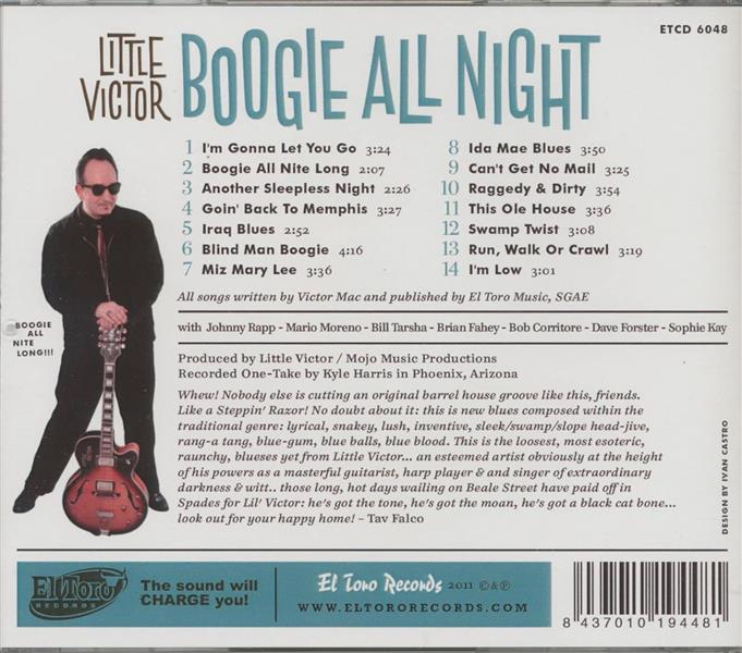 CD - Little Victor - Boogie All Night