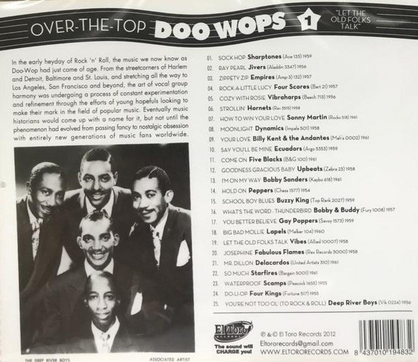 CD - VA - Over The Top Doo Wops Vol. 1