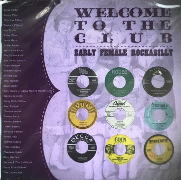 CD - VA - Welcome To The Club-Early Female Rockabilly