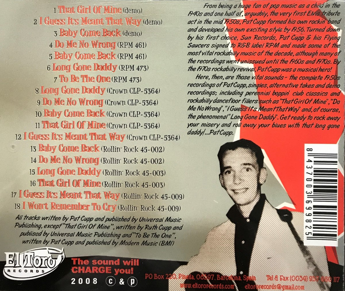 CD - Pat Cupp - Long Gone Daddy