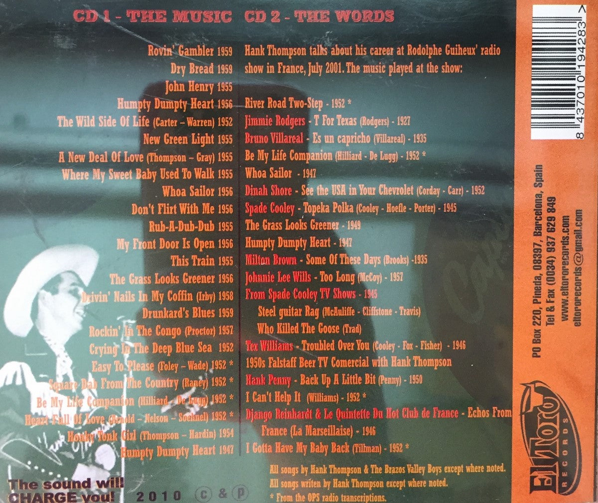 CD-2 - Hank Thompson - Hank The Hired Hand