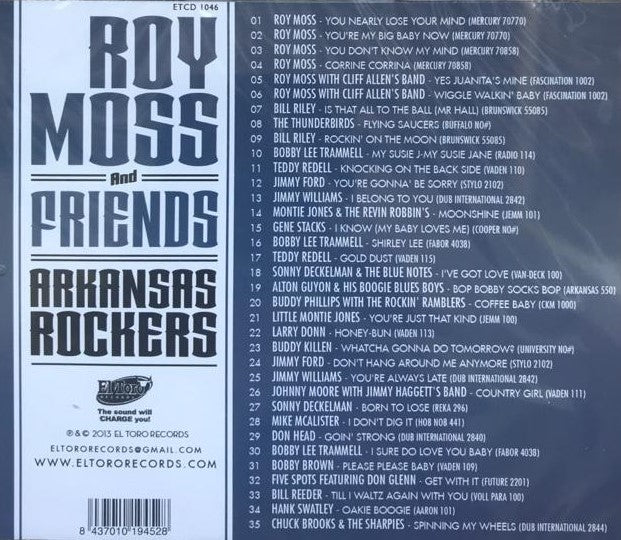 CD - VA - Arkansas Rockers - Roy Moss & Friends