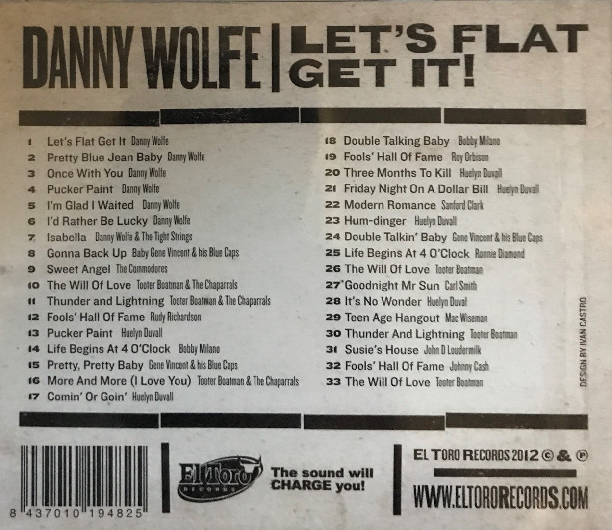 CD - Danny Wolfe And Friends - Let's Flat Get It